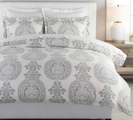 Gray Bedding Pottery Barn