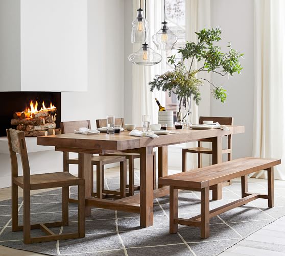 Reed Extending Dining Table Pottery Barn