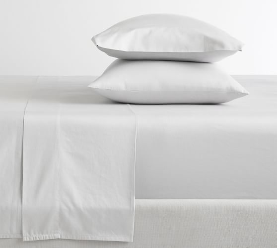 Pottery Barn Queen Snowman Organic Cotton Percale Sheet Set NEW in PACKAGE