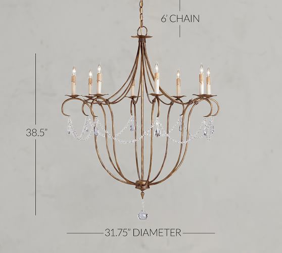Cabernet Chandelier Pottery Barn