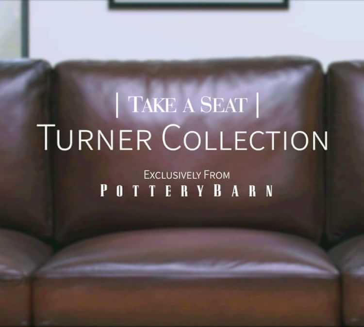 Turner Square Arm Fabric Sofa Pottery Barn