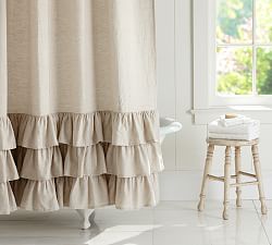 Shower Curtains Shower Accessories Pottery Barn