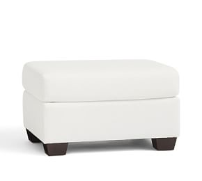 Housse De Canapé Pottery Barn York Grand Square Arm Bench Seat - Tissu Lin Taupe - Neuf