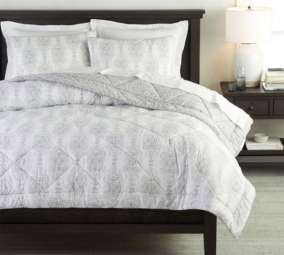 Gray Bedding Pottery Barn