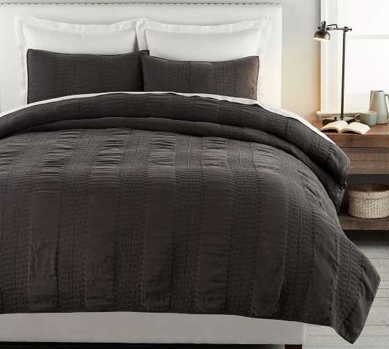 Gray Bedding Pottery Barn