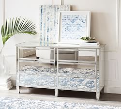 Mirrored Glass Dressers Pottery Barn