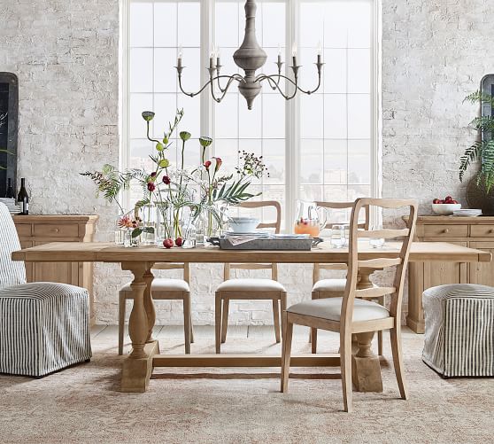 Parkmore Reclaimed Wood Extending Dining Table Pottery Barn