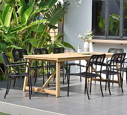 Montego Rectangular Dining Table Pottery Barn