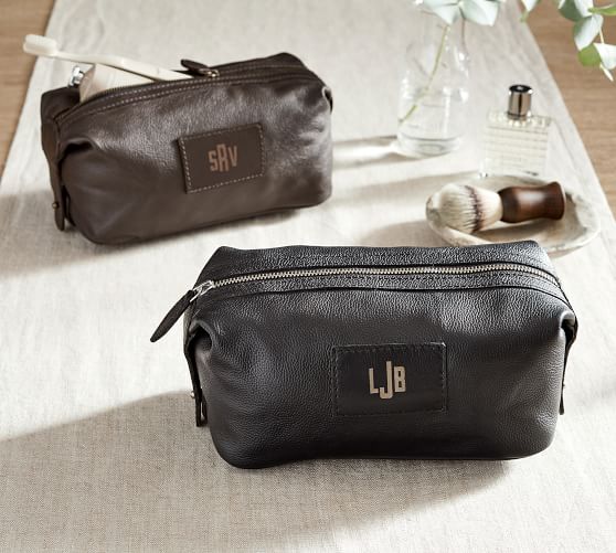 Grant Leather Toiletry Case Pottery Barn