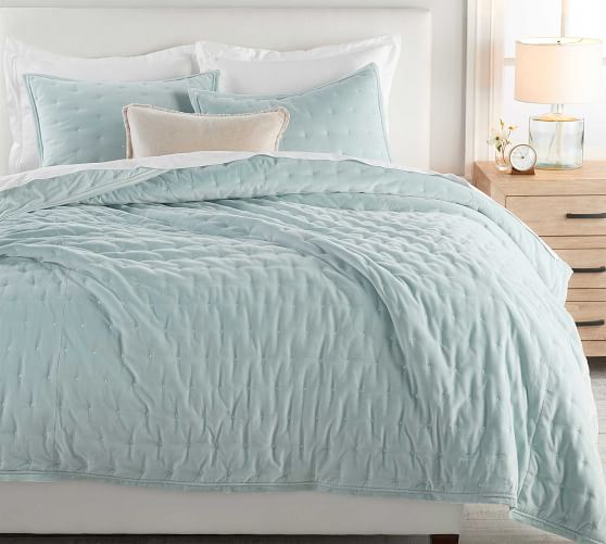 Velvet Bedding Pottery Barn