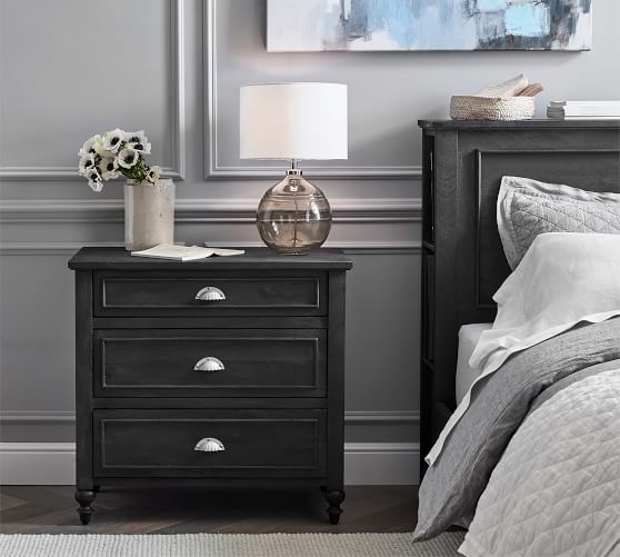 Astoria 3Drawer Nightstand Pottery Barn