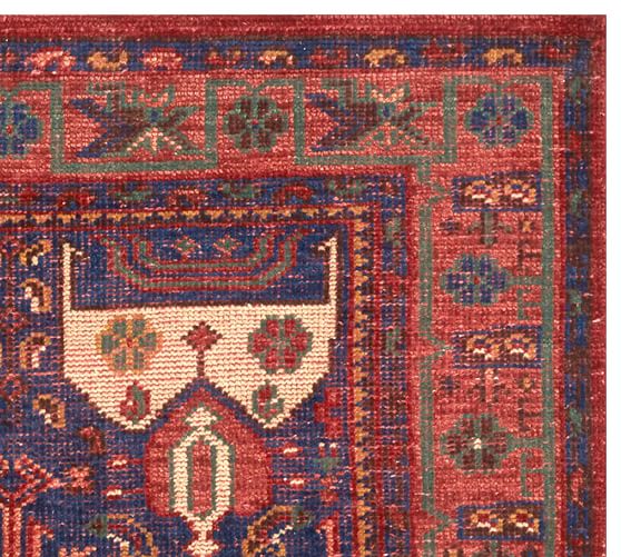 Nicolette Hand Knotted Wool Rug Warm Multi Pottery Barn Nicolette Hand Knotted Wool Rug Warm