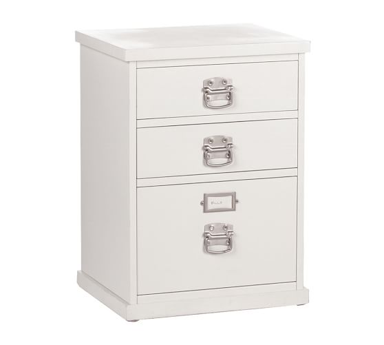 Bedford 3 Drawer Filing Cabinet Pottery Barn