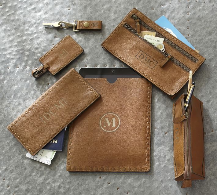 Download Rio Leather Makeup Bag | Pottery Barn