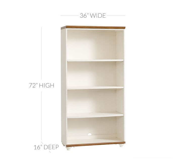 Whitney Wood Bookcase Pottery Barn