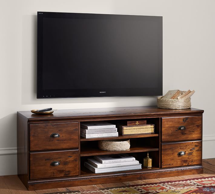 Printer's Media Console Pottery Barn