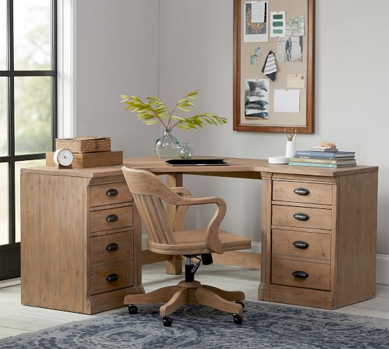 Build Your Own Modular Lucca Collection Office Desk Pottery Barn