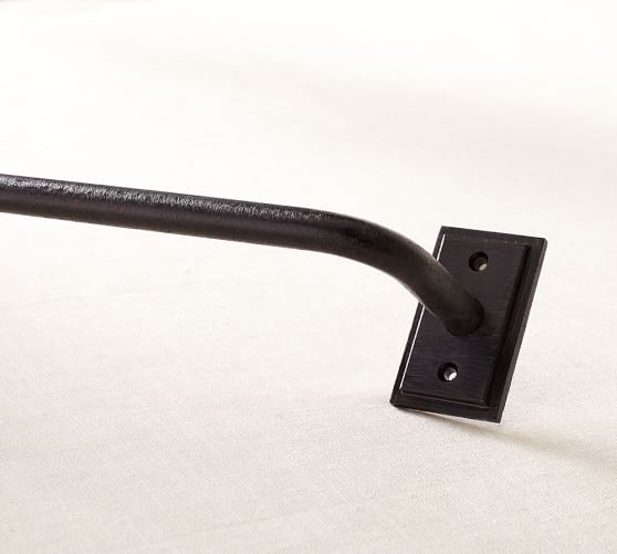 Pb Essential Room Darkening Curtain Rod Wall Bracket Cast Iron
