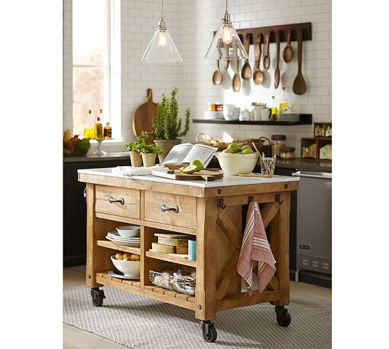 French Kitchen Island Reviews Crate And Barrel