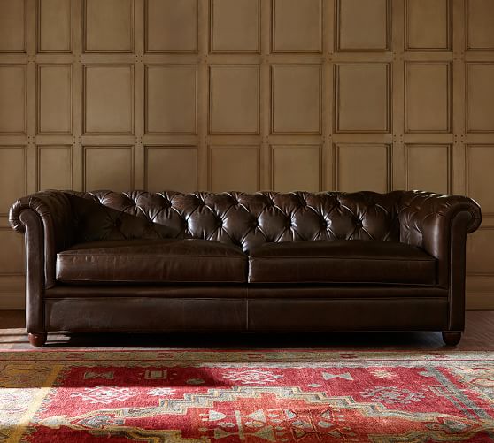 Chesterfield Leather Sofa Pottery Barn Chesterfield Leather Sofa Pottery Barn