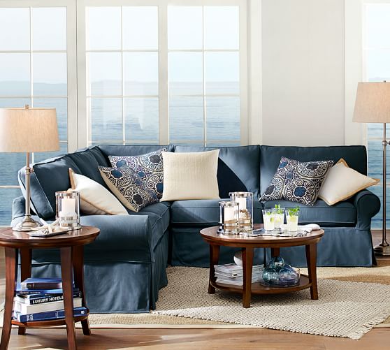 Metropolitan Round Coffee Table Pottery Barn