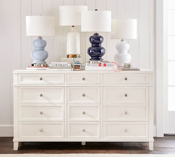 Clara 12 Drawer Extra Wide Dresser Pottery Barn