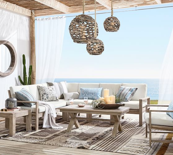 Indio Sunbrella Outdoor Furniture Cushions Pottery Barn Indio Sunbrella Outdoor Furniture