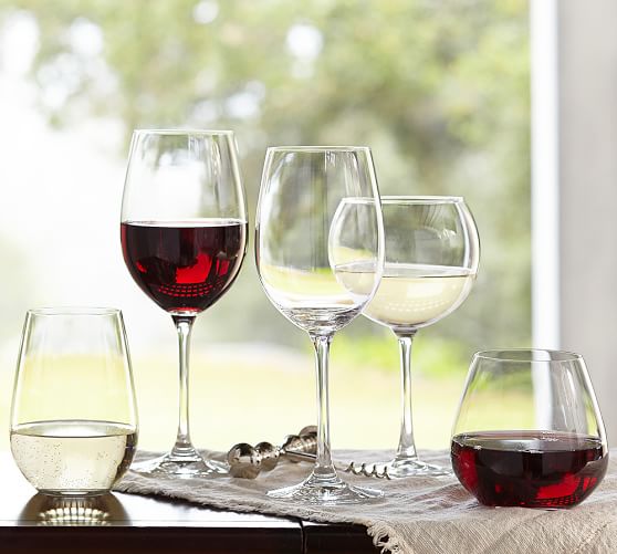 Schott Zwiesel Classico Stemless Wine Glasses Pottery Barn