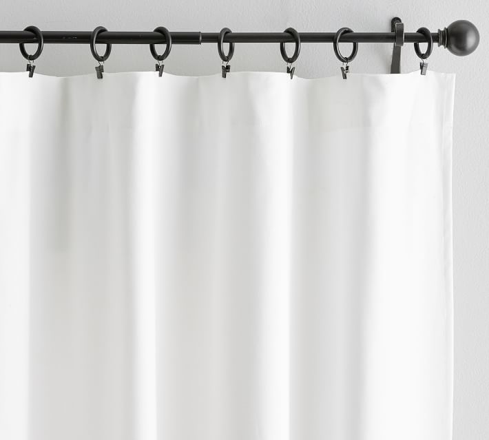 Broadway Rod Pocket Curtain Set Of 2 White Pottery Barn Broadway Rod Pocket Curtain Set Of 2