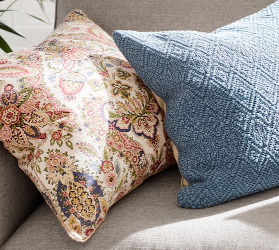 Floine Paisley Print Decorative Pillow Cover Pottery Barn Floine Paisley Print Decorative