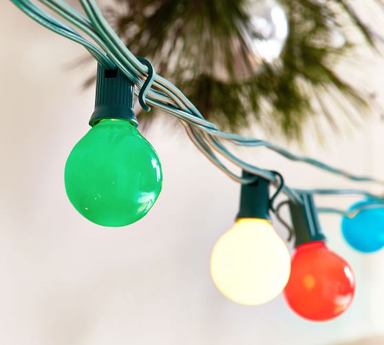Multi Colored Gl Globe String Lights Pottery Barn Multi Colored Gl Globe String Lights