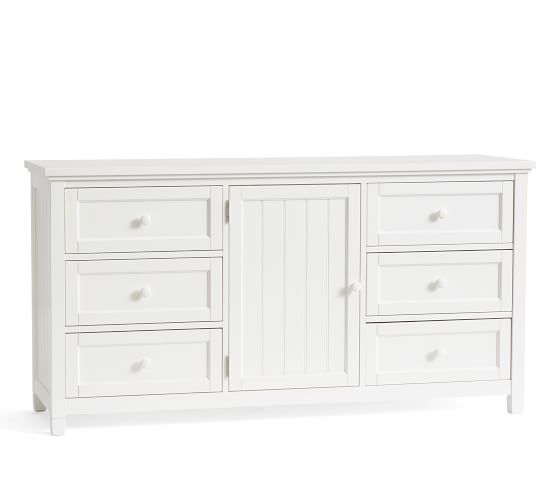 Beadboard 6 Drawer Extra Wide Dresser Pottery Barn