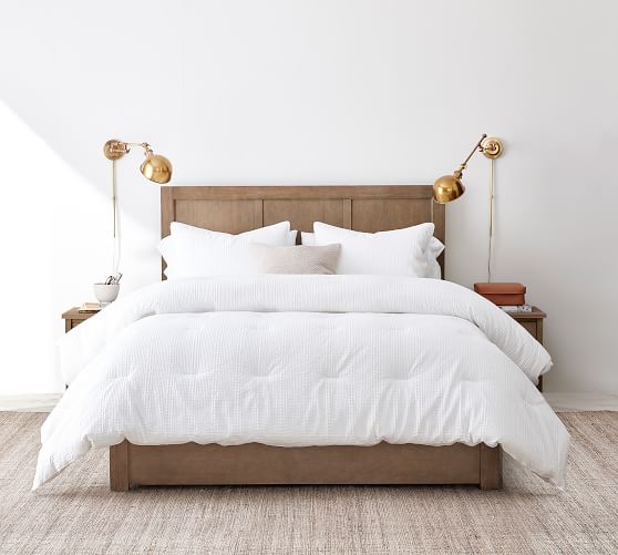 Tacoma Storage Platform Bed Headboard Pottery Barn