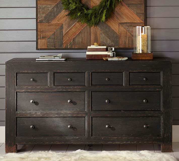 Dawson 8Drawer Extra Wide Dresser Pottery Barn
