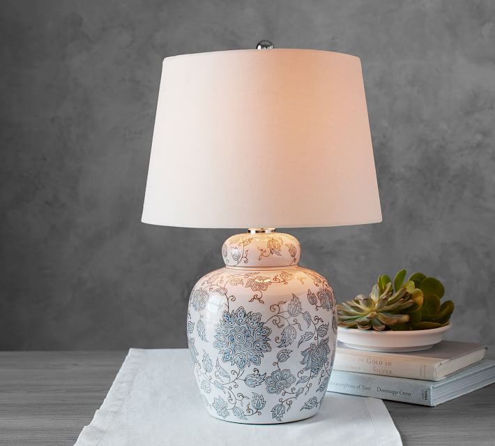 Langley Ceramic Cylinder Lamp