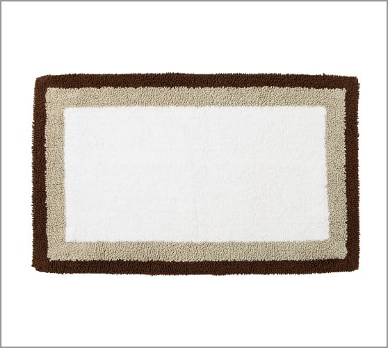 Plaza Bath Mat Pottery Barn