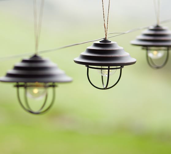 Metal Cage String Lights Pottery Barn Metal Cage String Lights Pottery Barn