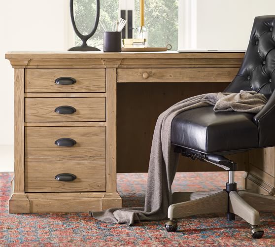 Lucca Executive Desk, Office Desk Pottery Barn