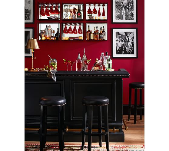 Kass Backless Bar Stool Pottery Barn