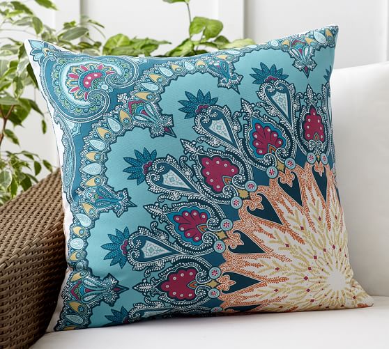 Valencia Paisley Decorative Pillow Cover Pottery Barn Paisley Decorative Pillow Cover