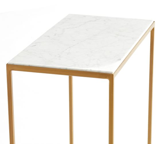 Ivy Marble End Table Pottery Barn