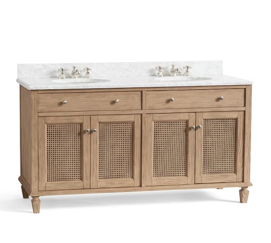 Sausalito 60 Double Sink Bath Vanity Pottery Barn Sausalito 60 Double Sink Bath Vanity