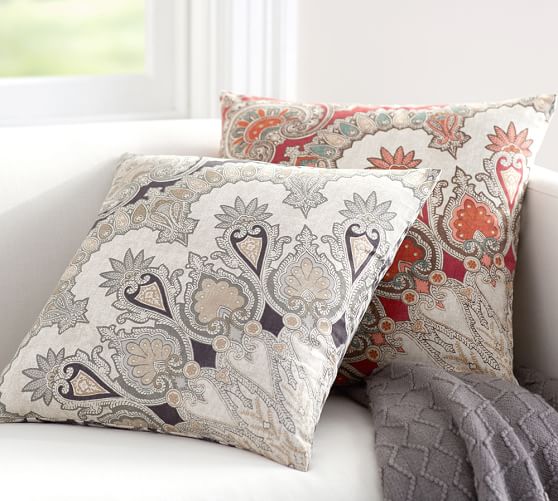 Valencia Paisley Pillow Cover Pottery Barn Valencia Paisley Pillow Cover Pottery