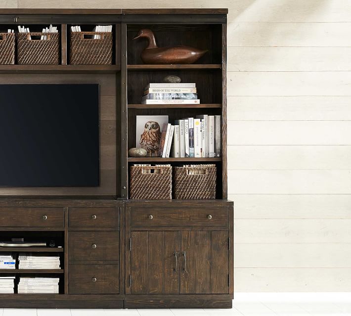 Kenwood Bookcase with Doors Pottery Barn