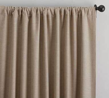 Window Treatments Hardware Pottery Barn Emery Linen Cotton Pole Top Drape Panel 50x84 Oatmeal Alp Prodavnica Rs