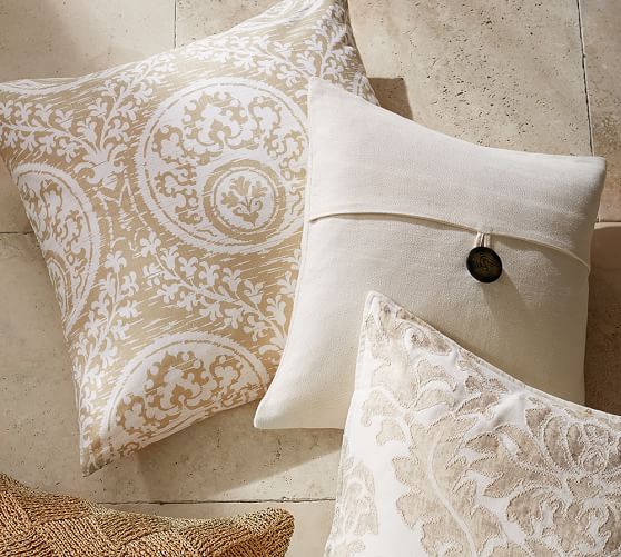 Textured Linen Pillow Cover Pottery Barn Textured Linen Pillow Cover Pottery Barn