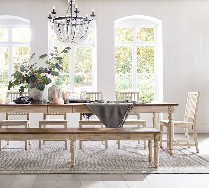 Ingred Dining Bench Pottery Barn