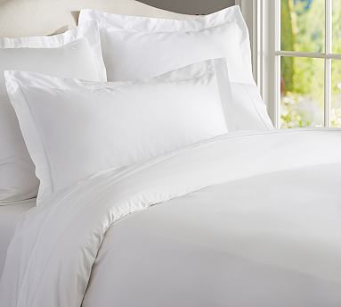 Pb Essential Sateen Bedding Set Pottery Barn