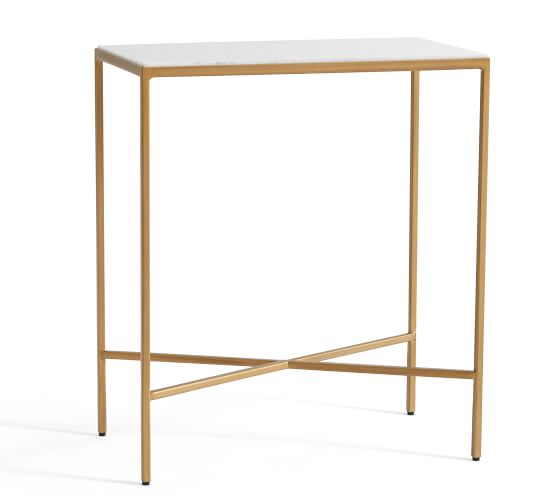 Ivy Marble End Table Pottery Barn