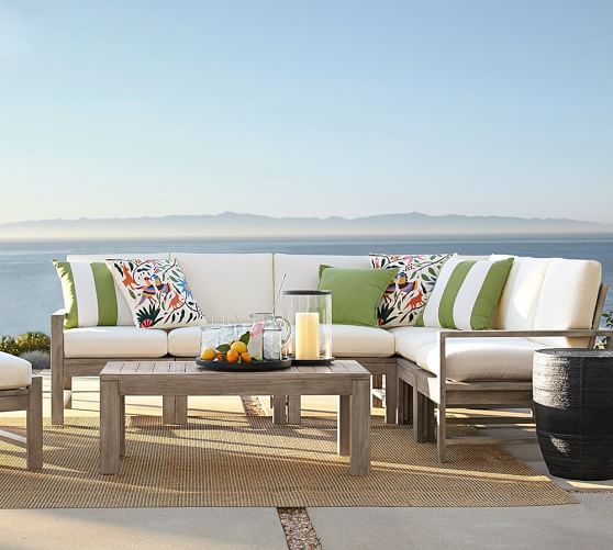 Indio Outdoor Sectional Set Pottery Barn